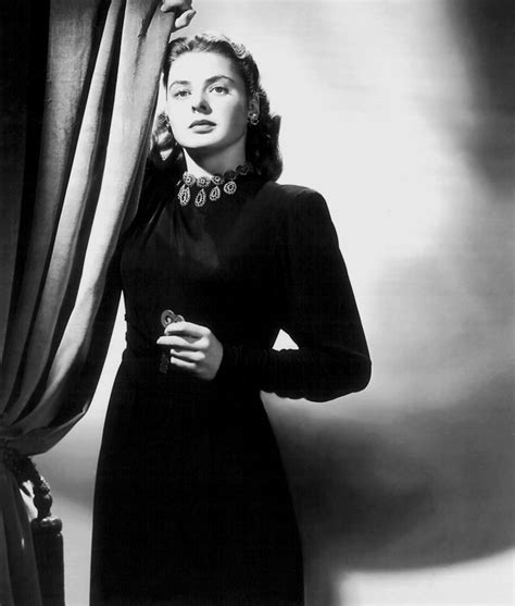 Ingrid Bergman, Notorious, 1946 | Ingrid bergman, Fashion, Ingrid