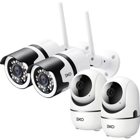 EKO Wi-Fi Indoor/Outdoor Security Camera 4 Pack | BIG W