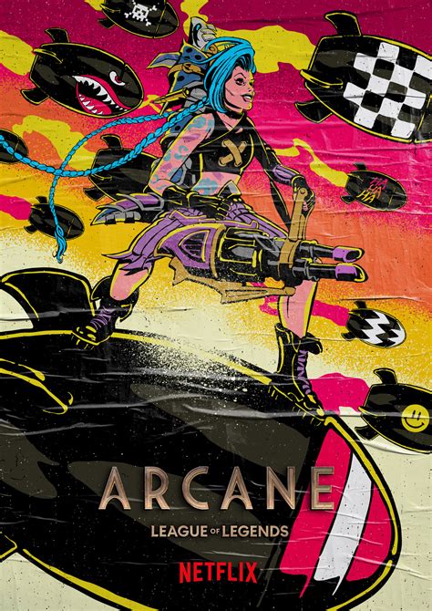 Netflix | League of Legends' Arcane Posters :: Behance