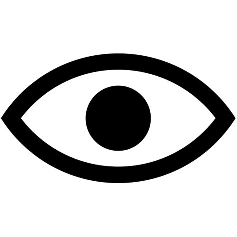 Eye Outline transparent PNG - StickPNG