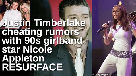 Justin Timberlake cheating rumours with 90s girlband star Nicole Appleton RESURFACE - YouTube