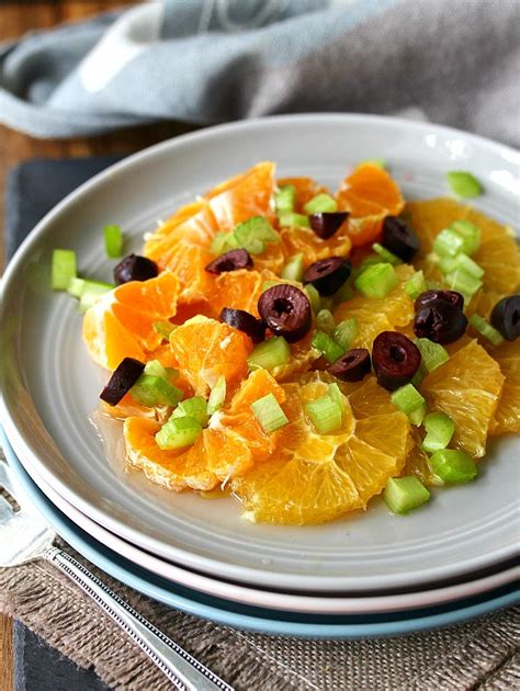 Citrus and Celery Salad with Kalamata Olives | Karen's Kitchen Stories