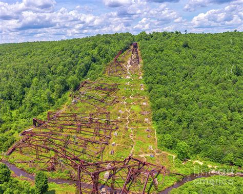 Kinzua Bridge Skywalk Overlook Photograph by Randy Steele - Fine Art America