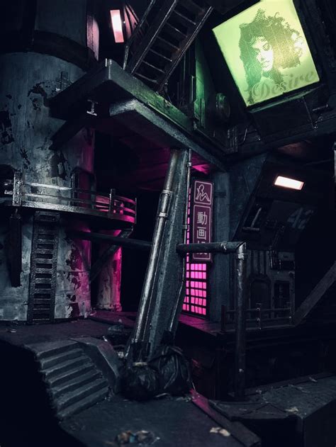 I made a cyberpunk diorama : r/Cyberpunk