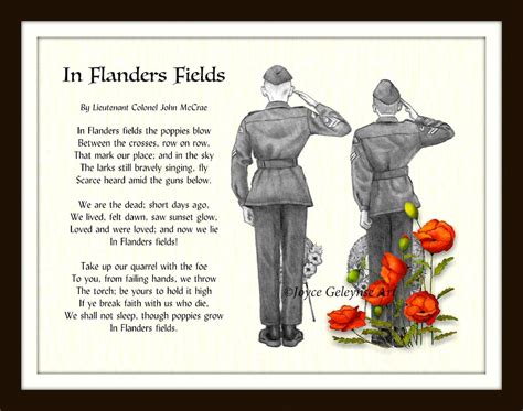 Free Printable Poem In Flanders Fields