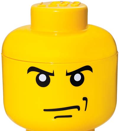 Download Lego Faces Expressions - Lego Head Angry PNG Image with No Background - PNGkey.com