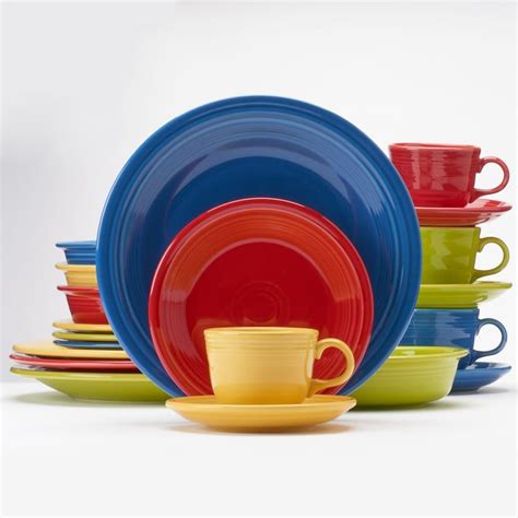 Fiesta Bright Colors 20-pc. Dinnerware Set | Dinnerware set, Dinnerware, Fiestaware