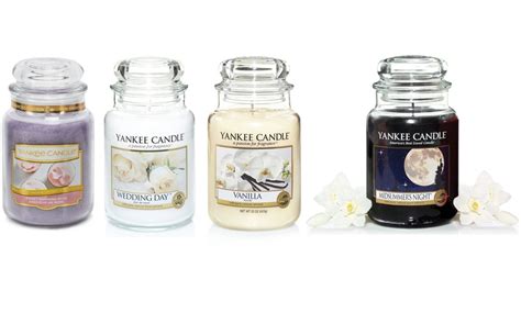 Four Large Yankee Candle Jars | Groupon