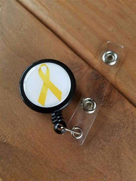 Yellow Ribbon Suicide Prevention Military Childhood Cancer