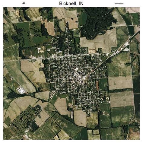 Aerial Photography Map of Bicknell, IN Indiana