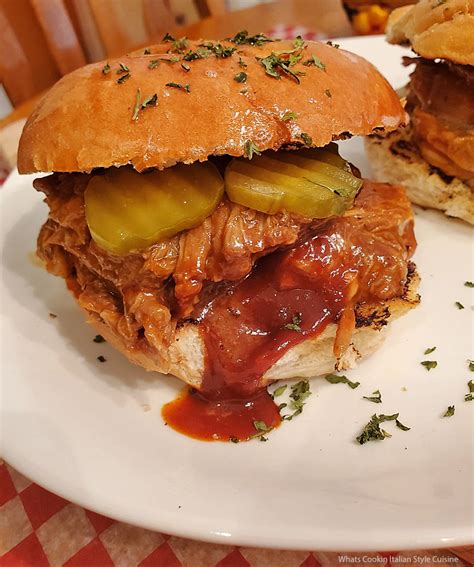 Jack Daniels Pulled Pork Sandwich | What's Cookin' Italian Style Cuisine