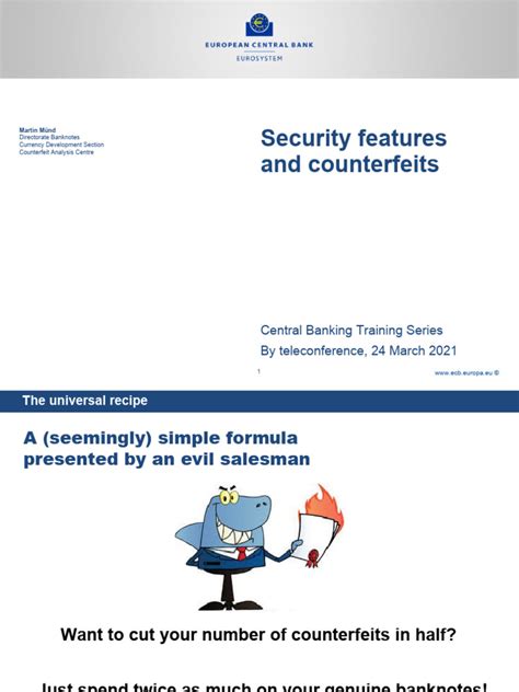 Martin Mund - Security Features and Counterfeits | PDF