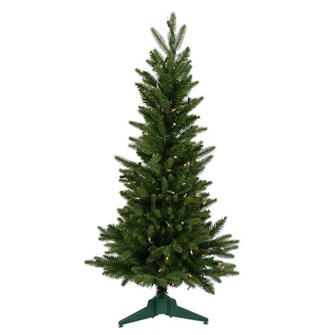 Shop Vickerman 3-ft Pre-Lit Frasier Fir Artificial Christmas Tree with White Incandescent Lights ...