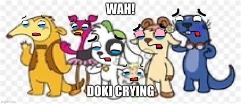 doki crying - Imgflip