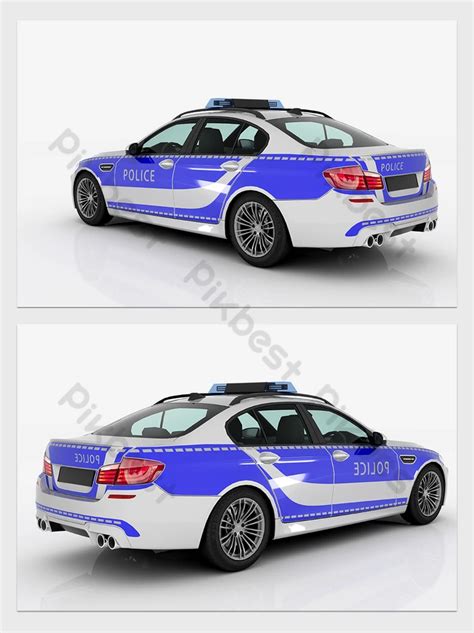 Modern Police Car Model Scene Decors & 3D Models | MAX Free Download ...