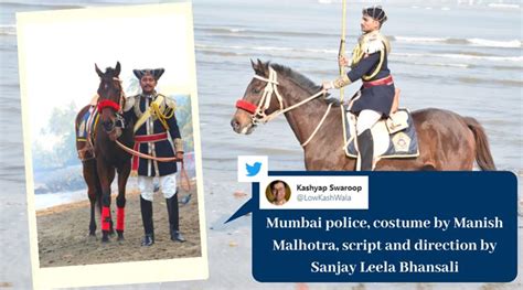 Mumbai’s mounted police unit has a Manish Malhotra-designed outfit, but opinions are divided ...