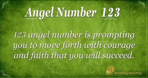 Angel Number 123 Meaning | Sun Signs