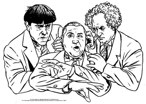 The Three Little Stooges Activity page