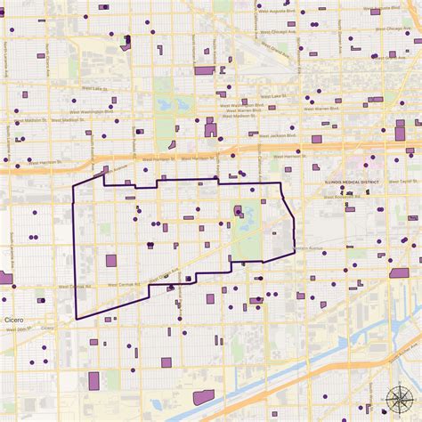 Collection of Chicago (North Lawndale) maps - Bike Lab