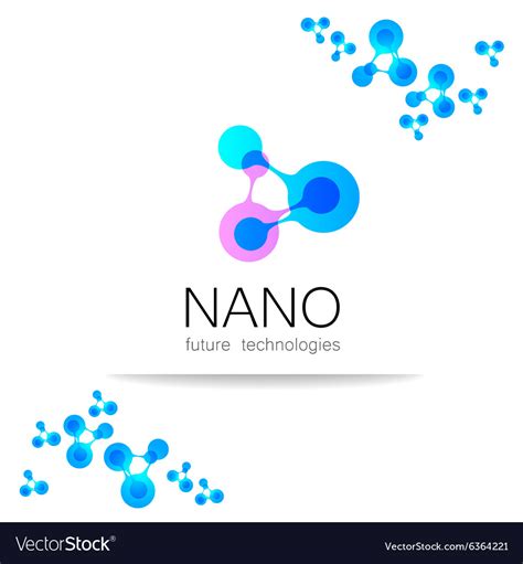 Nano logo Royalty Free Vector Image - VectorStock