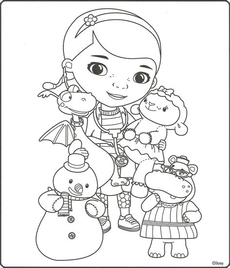 24+ Disney Doc Mcstuffins Coloring Pages