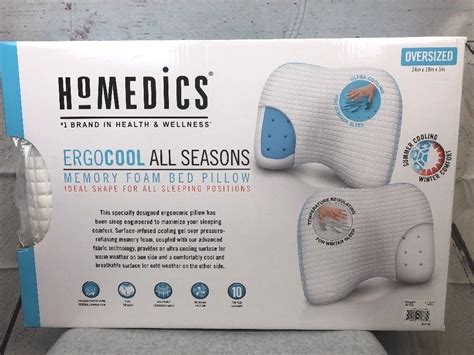 Homedics memory foam pillow review