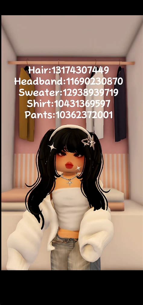 Role Play Outfits, Emo Outfits, Roblox Shirt, Roblox Roblox, Berry, Brown Hair Roblox Id, Preppy ...