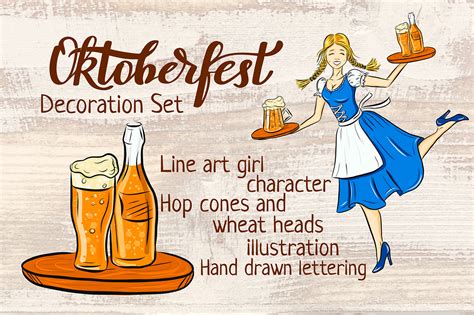 Oktoberfest Illustration set on Behance