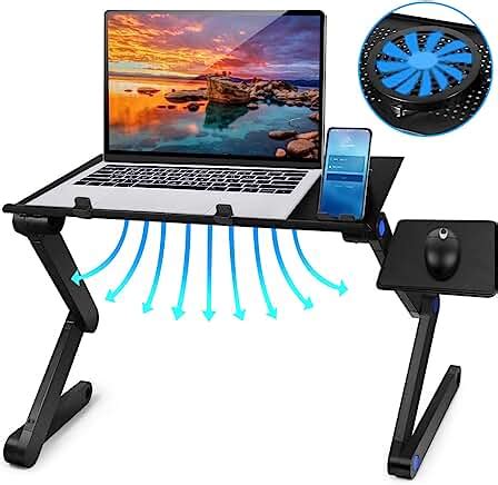 Amazon.com: adjustable laptop stand for bed