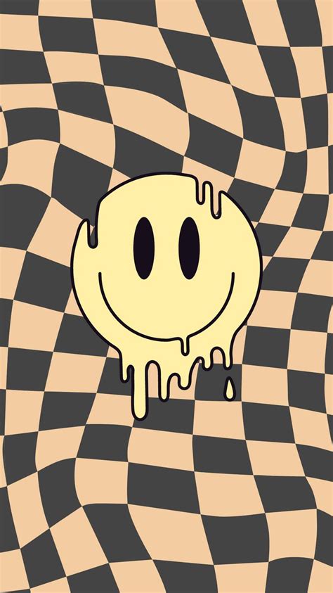 retro happy smiley | Retro smiley face wallpaper, Cute backgrounds, Checker wallpaper