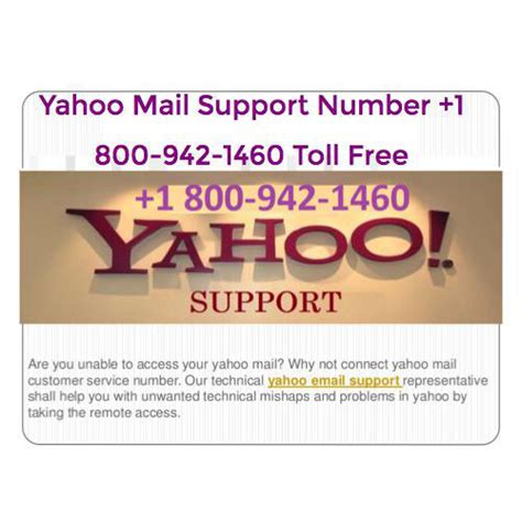 Yahoo Mail Support Number +1 800-942-1460 Toll Free