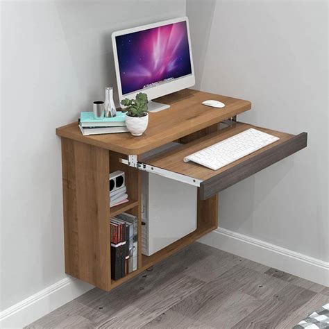 Computer Tower Wall Mounted Desk Design — Homebnc