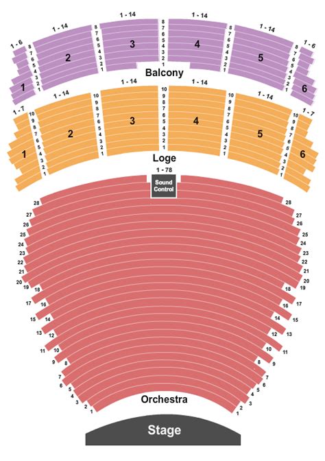 Terrace Theater Seating Chart & Seating Maps Long Beach