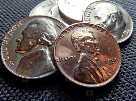 US Dollar Coins collection stock photo (42563) - YouWorkForThem