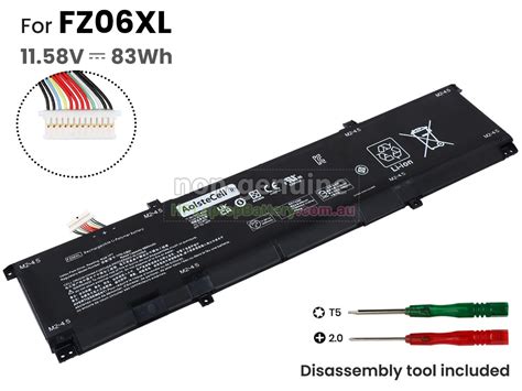 battery for HP Spectre X360 16-F0007NF laptop,83Wh replacement HP ...