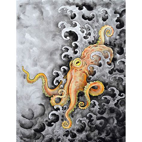 Japanese Octopus Art