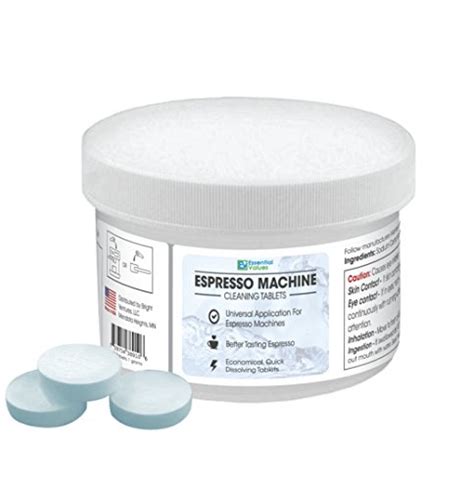 Essential Values Espresso Machine Cleaning Tablets (30 Tablets ...