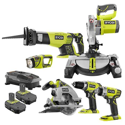 18V ONE+ Lithium-Ion Cordless Combo Kit (6-Tool) with (2) 2.0 Ah ...