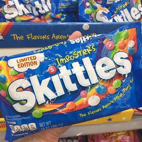 ThreeSnackateers.com on Instagram: “Limited Edition Skittles Imposters! Spotted at Walmart ...