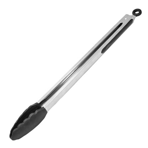 16 Inch Stainless Steel Food Tongs with Silicone Head - Kitchen Pro