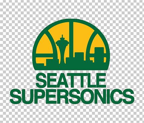 Seattle Supersonics Logo NBA Basketball PNG, Clipart, Area, Basketball, Brand, Grass, Green Free ...