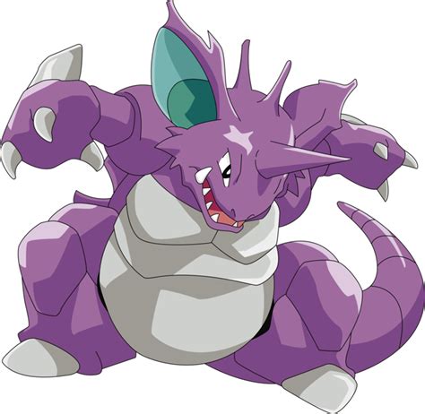 Nidoking Pokemon, Ground Type, Male Only, King Of The Jungle, Versatile Battler PNG