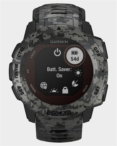 Garmin Instinct Solar Camo Edition Smart Watch - Graphite Camo | SurfStitch