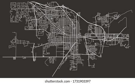 Street Map Albany Georgia Us Major Stock Vector (Royalty Free ...