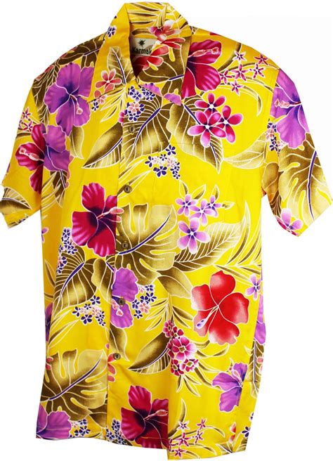 Hawaiian Shirt - Fauna Yellow