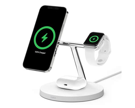 Belkin debuts one of the first charging stands to take advantage of Apple's new MagSafe tech ...