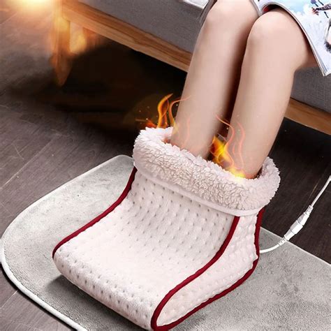 2018 Electric Massageer Electric Warm Heated Foot Warmer Washable Heat Warmer Cushion Thermal ...