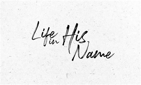 Life In His Name | Redeemer Church, Springfield MO