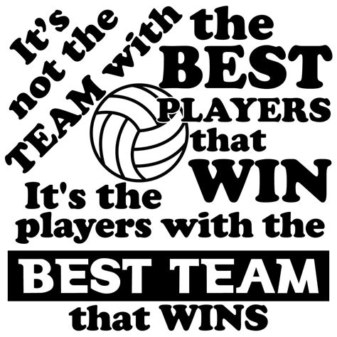 It's Not The Team With The Best Players That Win It's The Players With ...