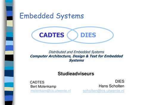 PPT - Computer Architecture and Embedded Systems PowerPoint Presentation - ID:187606